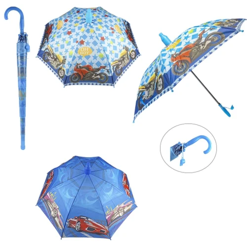 Sombrinha infantil com apito automatica com copo sortido