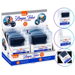 Spray limpa telas 40ml com flanela