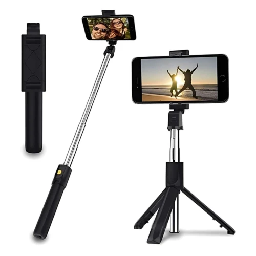 Suporte bastão de selfie 70cm com controle
