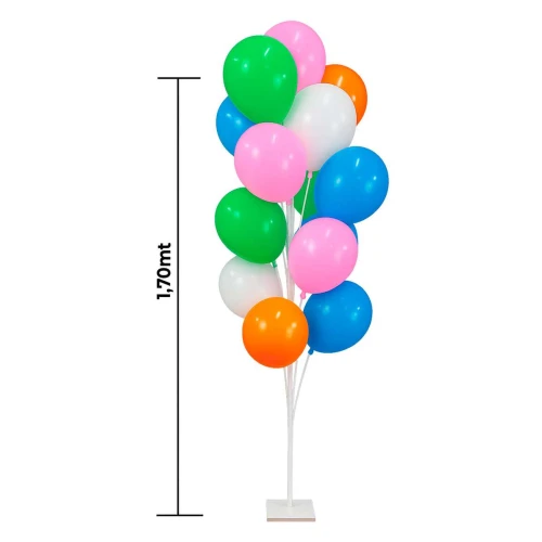 Suporte para balão com 14 varas com extensor Sputnik