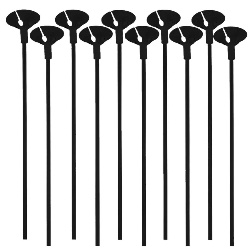 Suporte para balão plástico vareta incolor com 10 unidades Suporte para balão plástico vareta incolor com 10 unidades