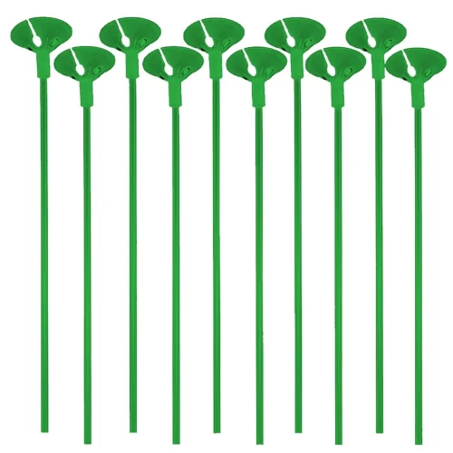 Suporte para balão plástico vareta incolor com 10 unidades Suporte para balão plástico vareta incolor com 10 unidades