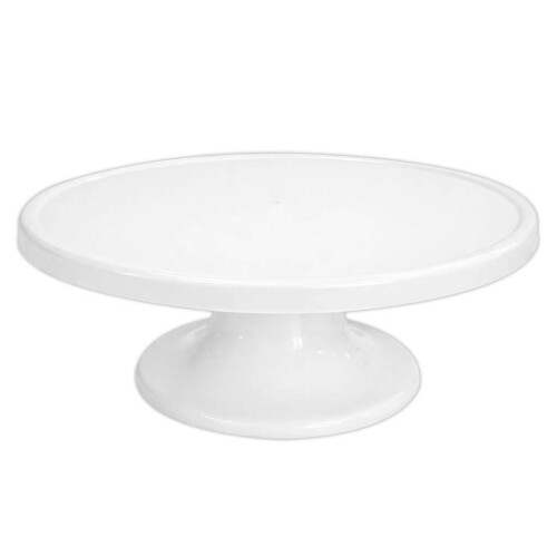 Suporte para bolo plástica redonda com pedestal giratória 26cm Masssari
