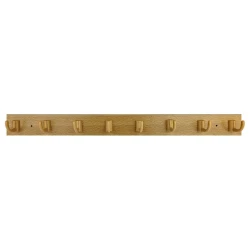 Suporte para parede MDF com 08 ganchos 50x4,8cm dupla face Rio Tijucas