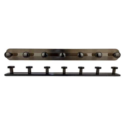 Suporte para parede plástico com 07 ganchos dupla face 39,5cm Rio Tijucas