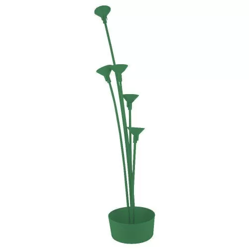 Suporte plástico para balão com 05 unidades sortidas
