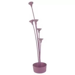 Suporte plástico para balão com 05 unidades sortidas