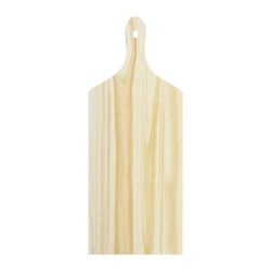 Tábua para carne de madeira com cabo 14x35cm Nº 3 Bio Lar