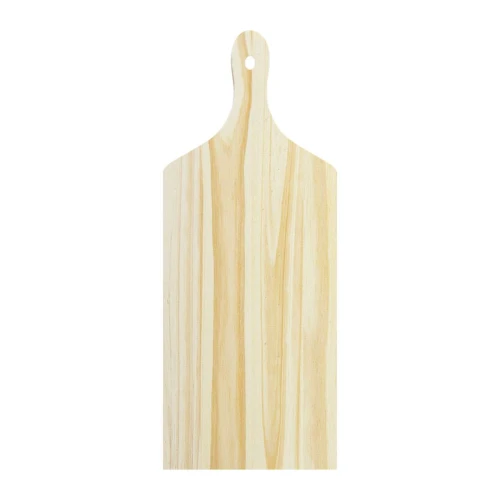 Tábua para carne de madeira com cabo 14x35cm Nº 3 Bio Lar