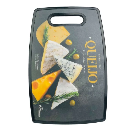 Tábua para carne de plástico 30x20cm decorada sortidas
