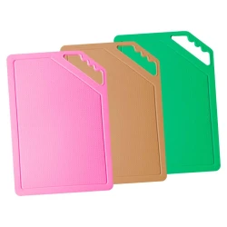 Tábua para carne plástica 33x21cm cores sortidas