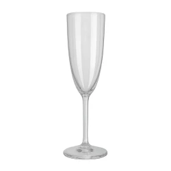 Taça acrílica para champagne 180ml cristal Tritec
