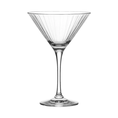 Taça de vidro Martini transparente Fiore 250ml Nadir