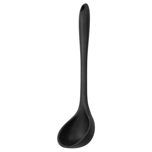 Talher concha de silicone vermelha-preta 28,5cm