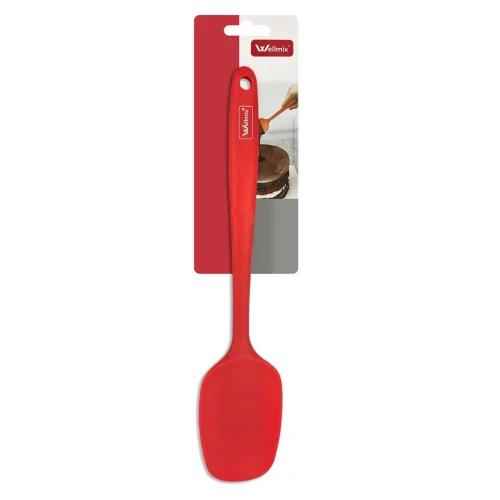 Talher espátula de silicone 27cm vermelha Wellmix