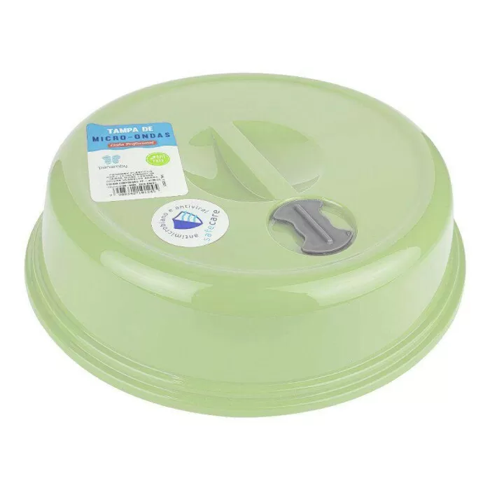 Tampa plástica para microondas color verde claro Panamby - Moinho