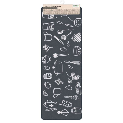Tapete emborrachado de cozinha 38x118cm Tapete emborrachado de cozinha 38x118cm