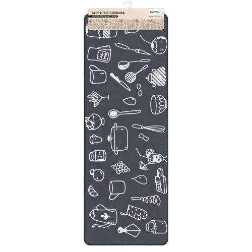 Tapete emborrachado de cozinha 38x118cm Tapete emborrachado de cozinha 38x118cm