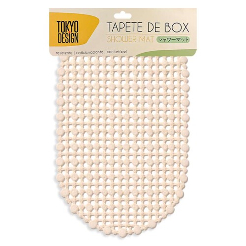 Tapete para banheiro de silicone 61x33,5cm