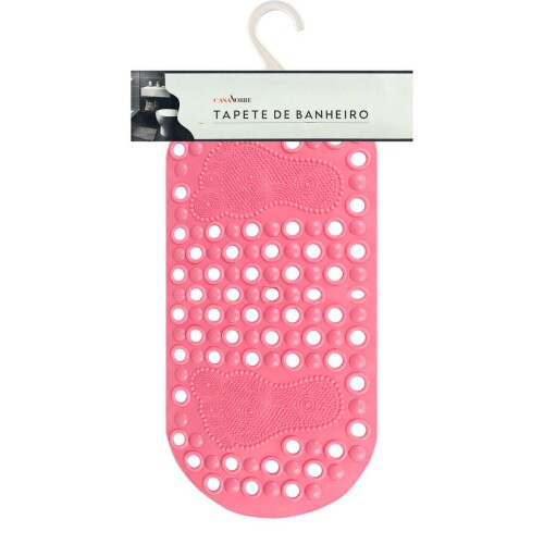 Tapete para banheiro silicone pegada color 37x68cm