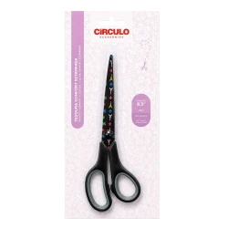 Tesoura multiuso comfort 8,50 21,5cm preto estampada