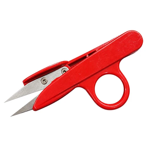 Tesoura para tecelão de arremate 12cm vermelho
