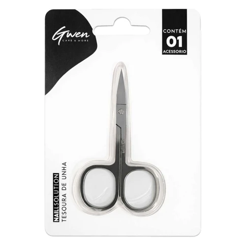 Tesoura para unha ponta curva