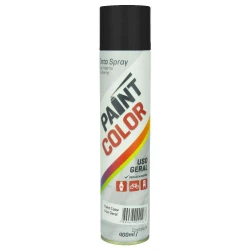 Tinta spray uso geral 400ml preto fosco Baston