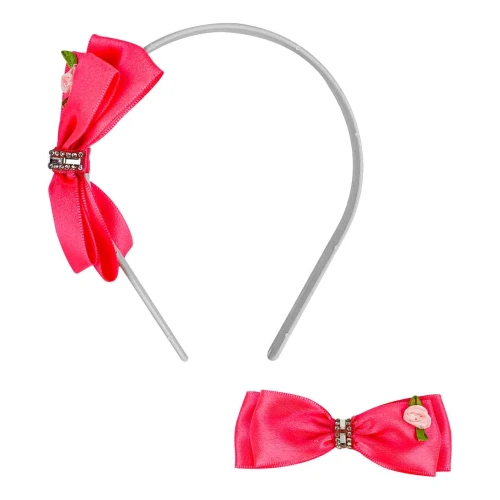 Tiara de laço com presilha kit sortidos