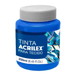 Tinta para tecido azul turquesa 501 250ml Acrilex