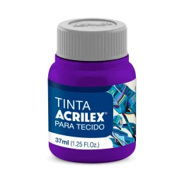 Tinta para tecido violeta 516 37ml Acrilex