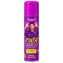 Tinta spray para cabelo 150ML roxo fluor neymar jr