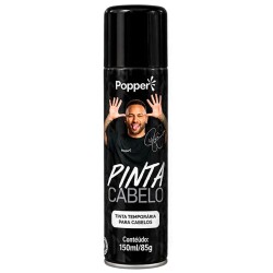 Tinta spray para cabelo 150ml preto fluor Neymar Jr