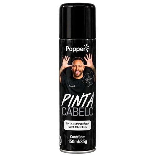 Tinta spray para cabelo 150ml preto fluor Neymar Jr