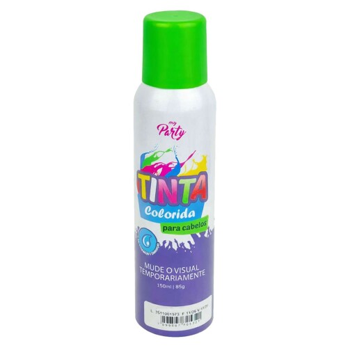 Tinta spray para cabelo 150ml verde