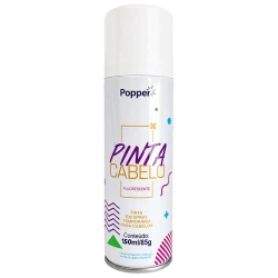 Tinta spray para cabelo azul fluorescente 135ml Popper