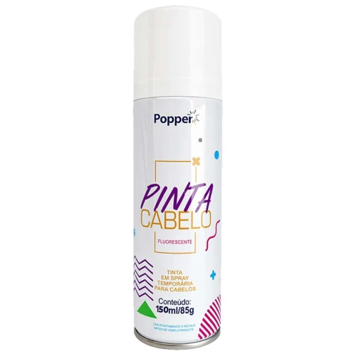 Tinta spray para cabelo azul fluorescente 135ml Popper