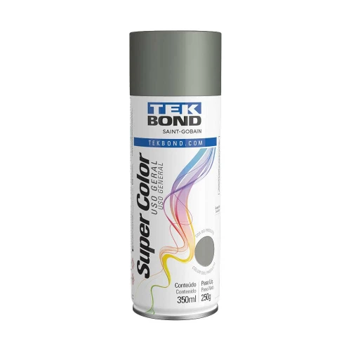 Tinta spray uso geral 350ml grafite Tek Bond