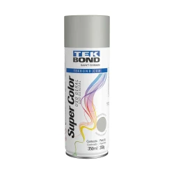 Tinta spray uso geral 350ml prata metalico Tek Bond