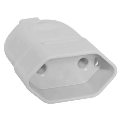 Tomada plug fêmea para 02 pinos 10A 250V F.C