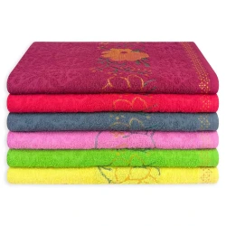 Toalha de banho 75x150cm Iris sortidas Engotex