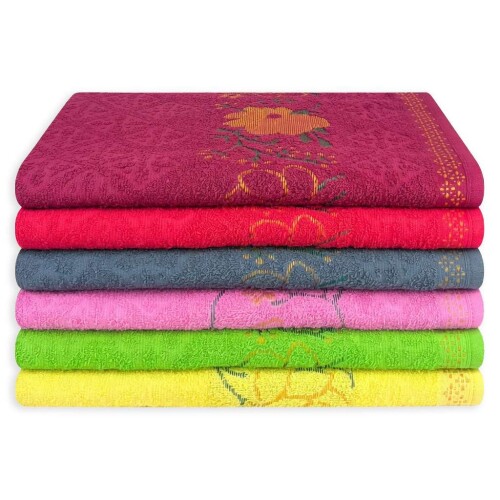 Toalha de banho 75x150cm Iris sortidas Engotex