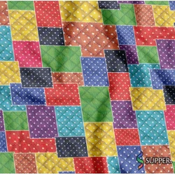 Toalha tnt 40gm 1,40 metros junino quadrado matelasse