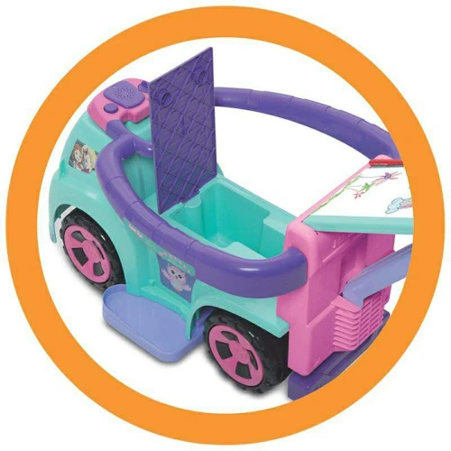 Totokinha big truck fashion menina 3x1 com som Mercotoys