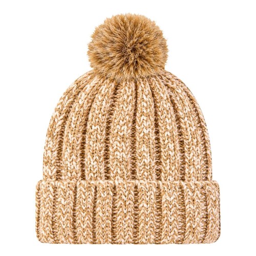 Touca de lã forrada adulto chenille com pompom sortidas Touca de lã forrada adulto chenille com pompom sortidas
