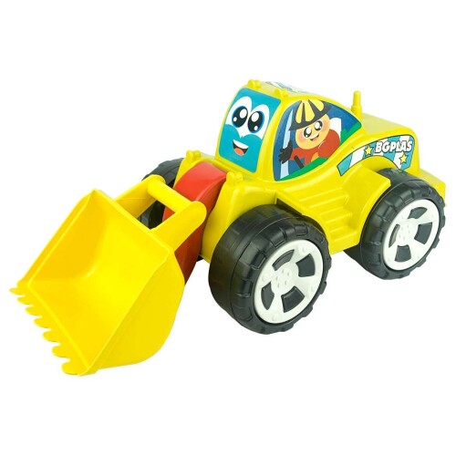 Trator carregadeira 19x40cm Bgplast