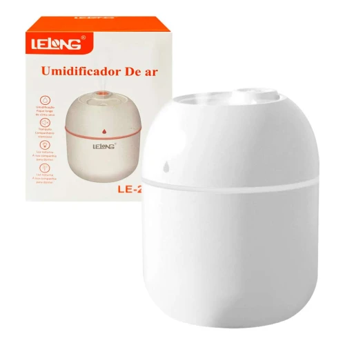 Umidificador de ambiente com luz noturna usb Lelong