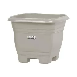 Vaso plástico quadrado areia 22cm 9545 Rischioto