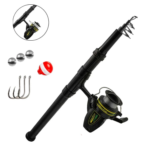 Vara para pesca de fibra de vidro 160cm