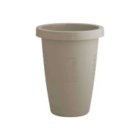 Vaso plástico cone grego 05 litros areia Plasmont - Moinho Atacadista